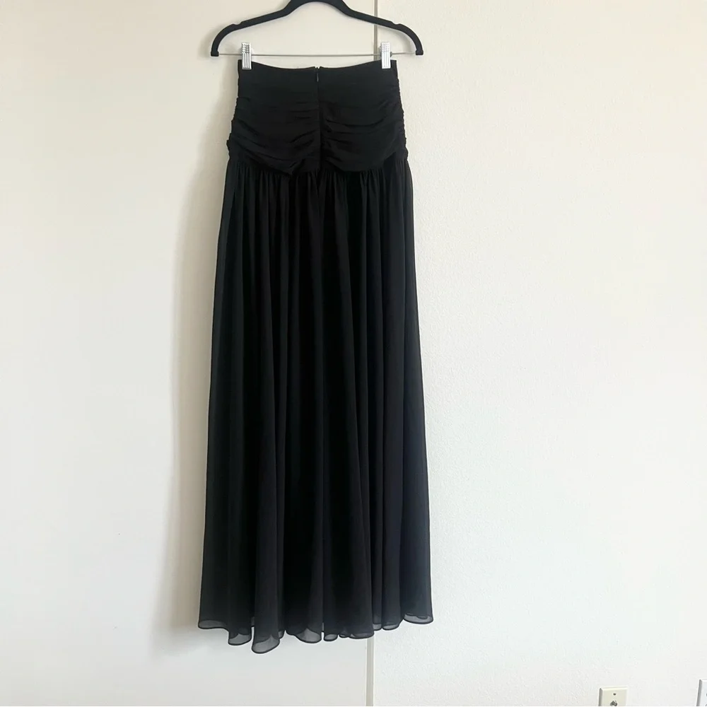 NWOT! Michael Costello x REVOLVE Blair Maxi Skirt in Black - Picture 9 of 9